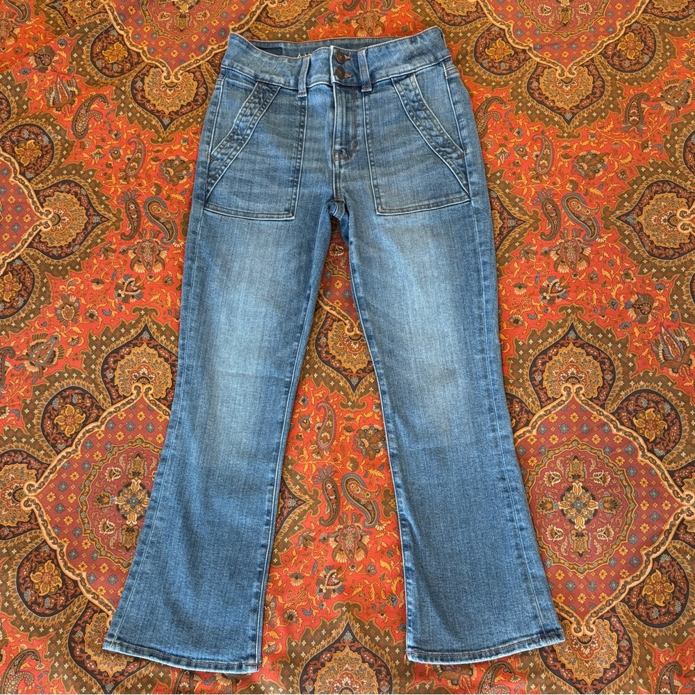 American Eagle hi-rise skinny kick crop -2short